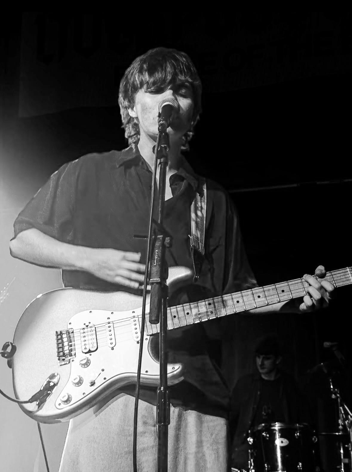 Max Mercer on stage