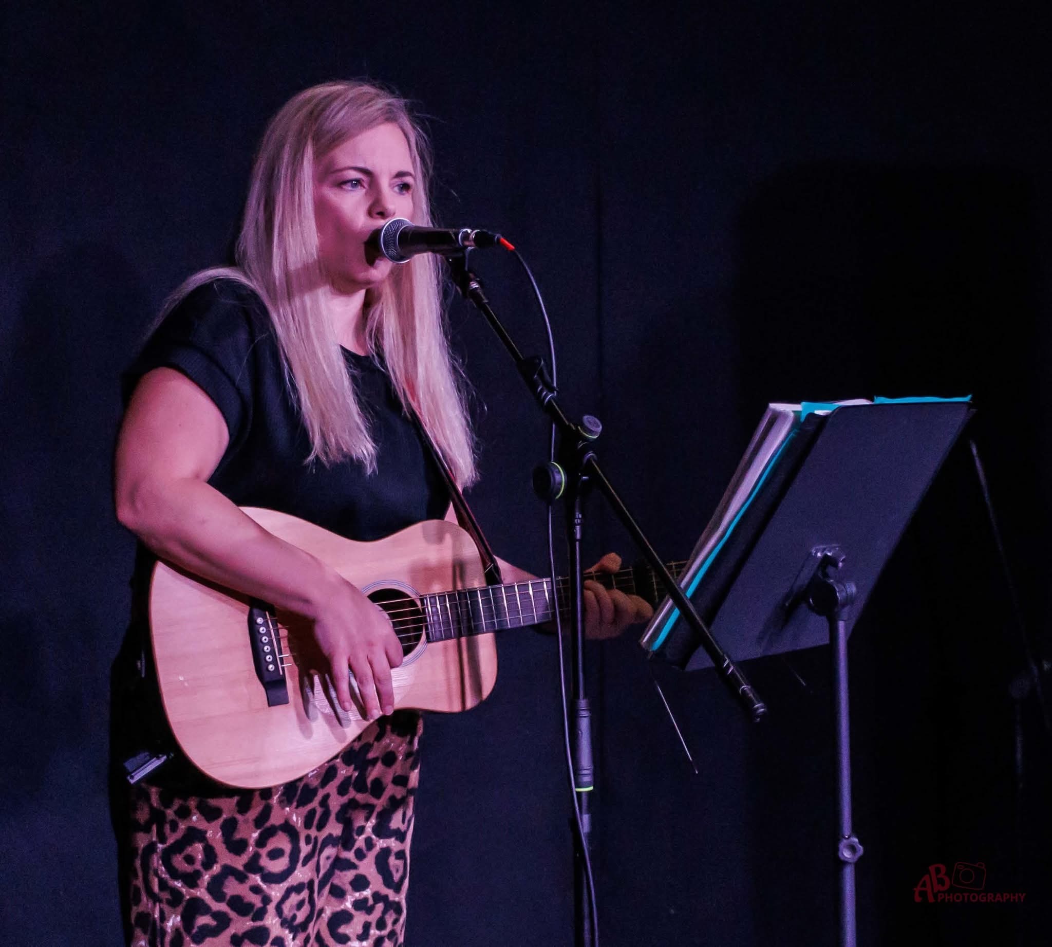 Shellie Roberts on stage