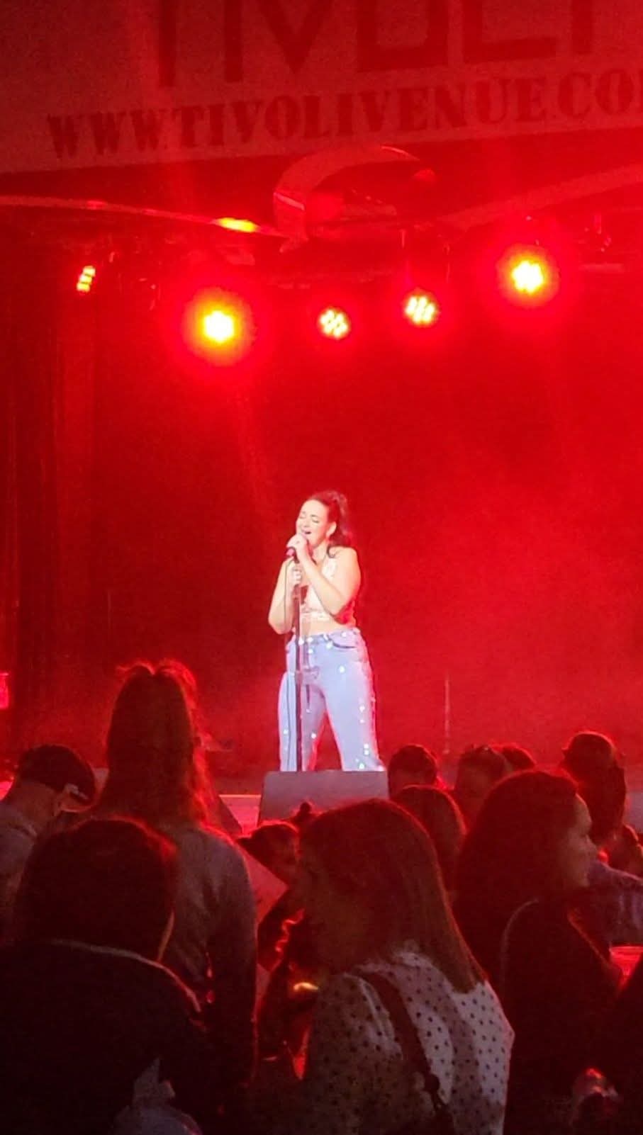 Beth Green on stage