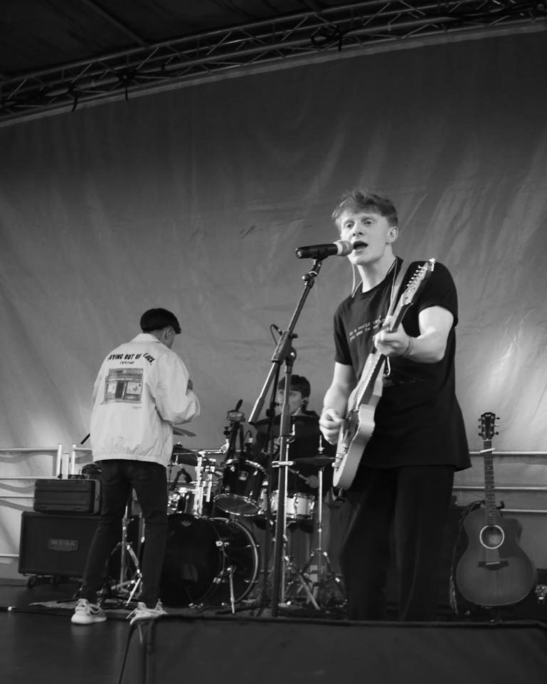 Ewan Bolam on stage