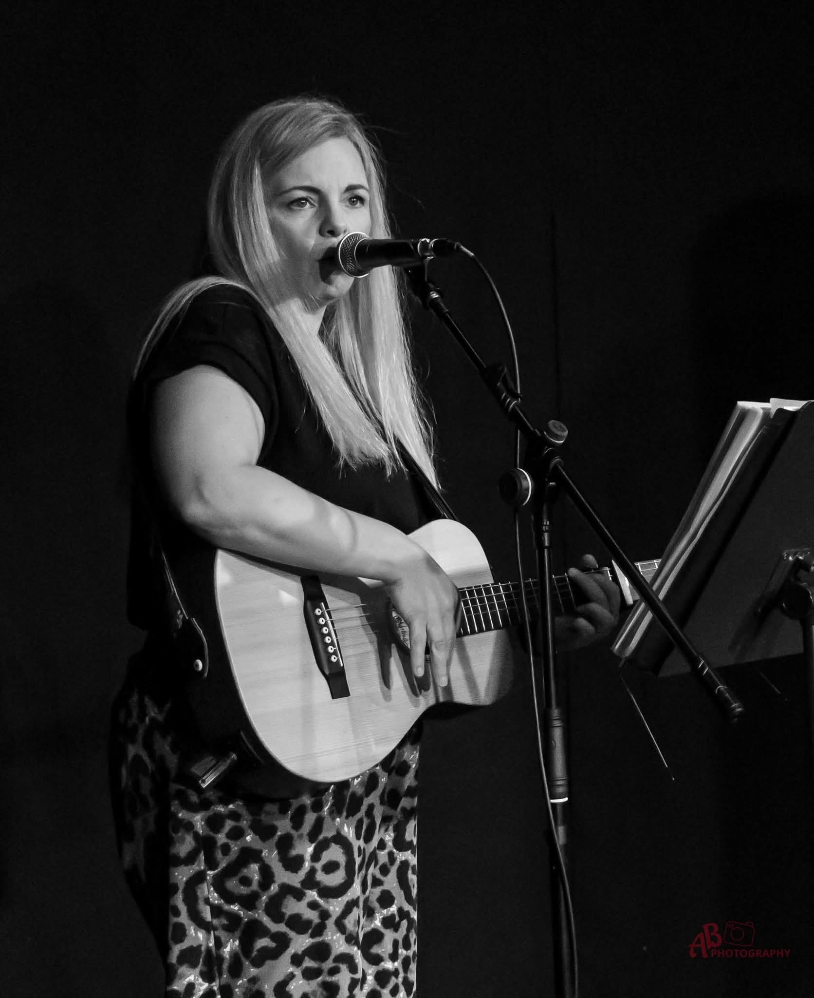 Shellie Roberts on stage
